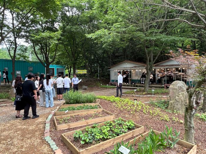 나무와중학교멸종위기 식물 보존 학교정원 정원교육경북도 제공
