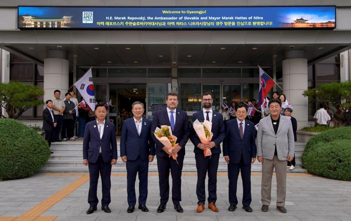 2주한슬로바키아 대사 및 자매도시 니트라시장 경주 방문