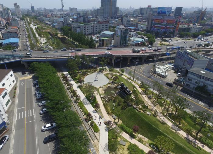 경북도시숲전경포항철길숲