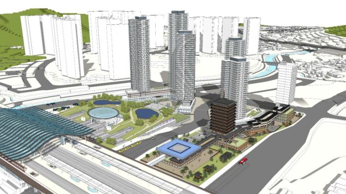 경주역세권 복합환승센터 조감도 경주시 제공